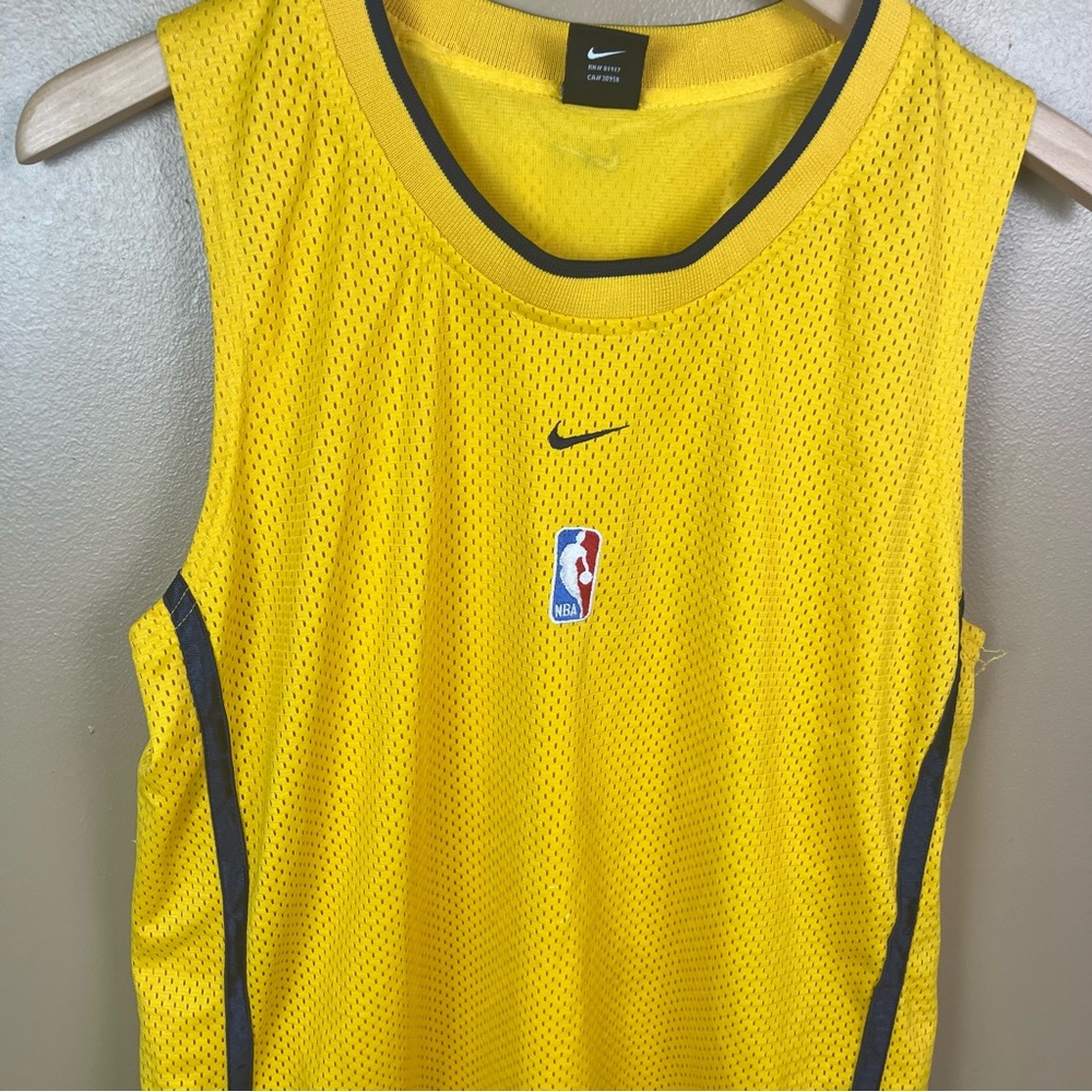 Vintage Nike Team Sleeveless Jersey Tank Men's XL Yellow